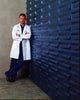 Eric Dane Photo Print in Lab Coat - Leaning Against Wall