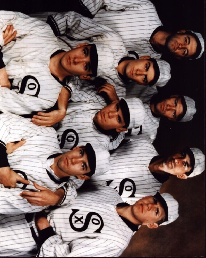 Eight Men Out Group Photo Print showcasing iconic baseball players.