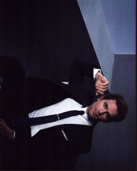 Matt Bomer Sitting in Suit and Tie Photo Print