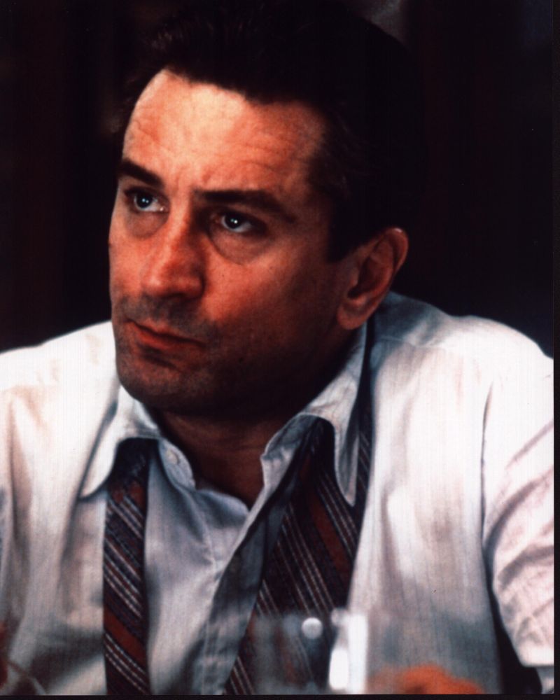 Robert De Niro Goodfellas photo print with untied tie.