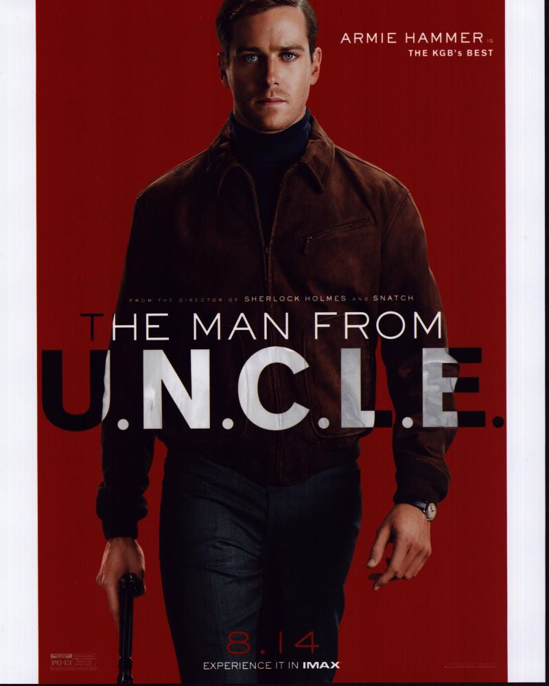 Armie Hammer Promo Poster Photo Print from The Man From U.N.C.L.E.