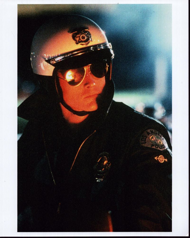 Robert Patrick as the T-1000 in Police Uniform - Terminator 2 Photo Print