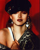 Madonna Off Shoulder Sweater Photo Print in Black and White