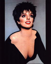 Liza Minnelli Photo Print in Stylish Black Top