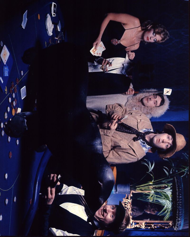 Paul McCartney and Wings Playing Poker Photo Print