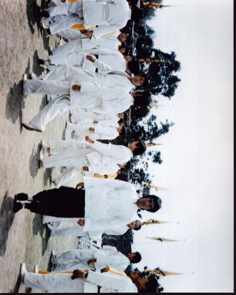Bruce Lee Walking Through Crowd in Enter The Dragon Photo Print