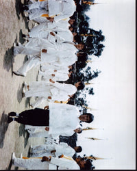 Bruce Lee Walking Through Crowd in Enter The Dragon Photo Print