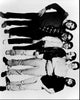 Grateful Dead Black and White Group Photo Print