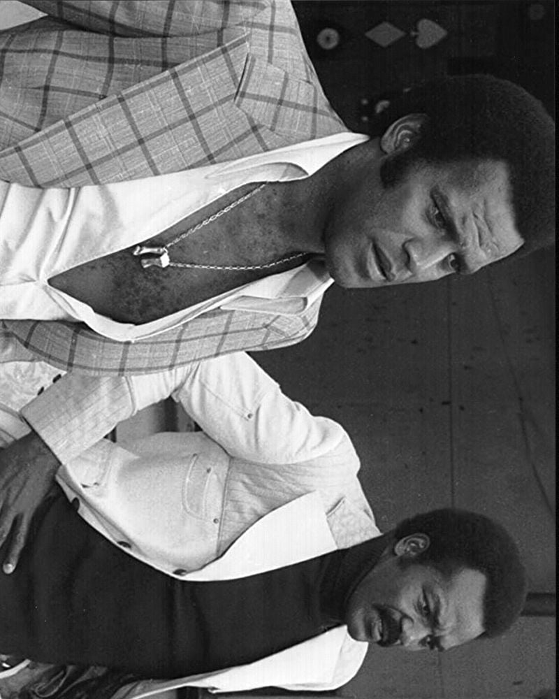 Fred Williamson and Jim Brown 'Three The Hard Way' Black and White Photo Print