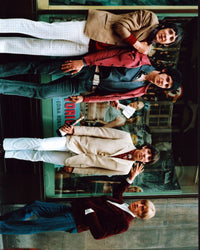 The Who in front of store window photo print, available in multiple sizes.