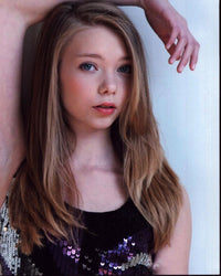 Emilia McCarthy wearing a sequin top - Photo Print
