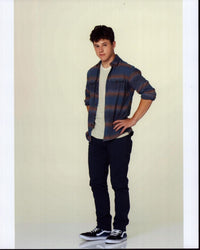 Nolan Gould Photo Print in Flannel Shirt - Hands on Hips