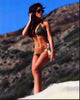 Jenna Chapple standing in bikini holding water bottle photo print.