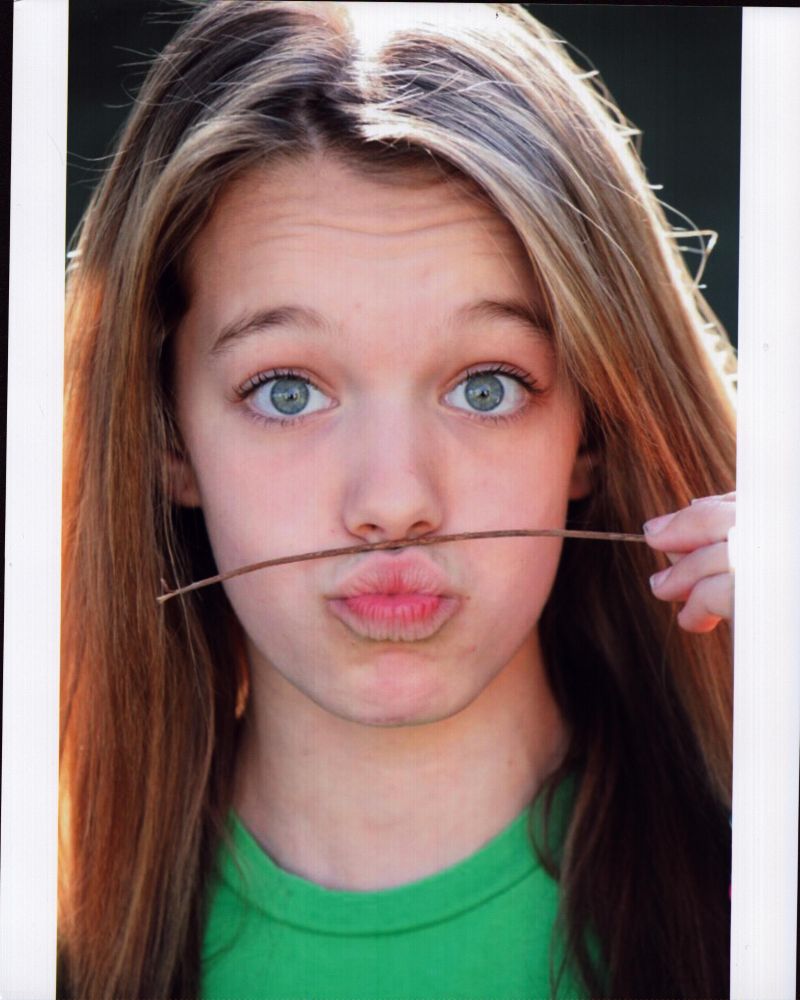 Sadie Calvano Making A Face Photo Print - Fun expression