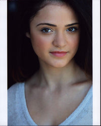 Luna Blaise headshot photo print in white top