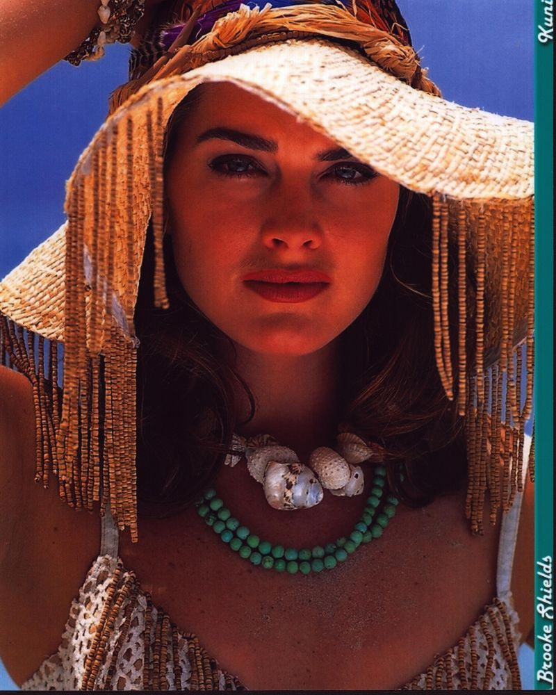 Brooke Shields Iconic Hat Photo Print - Classic Hollywood Memorabilia
