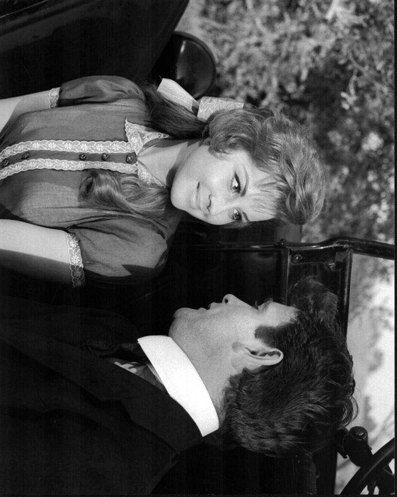 Sherry Jackson and James Best Twilight Zone Black and White Photo Print