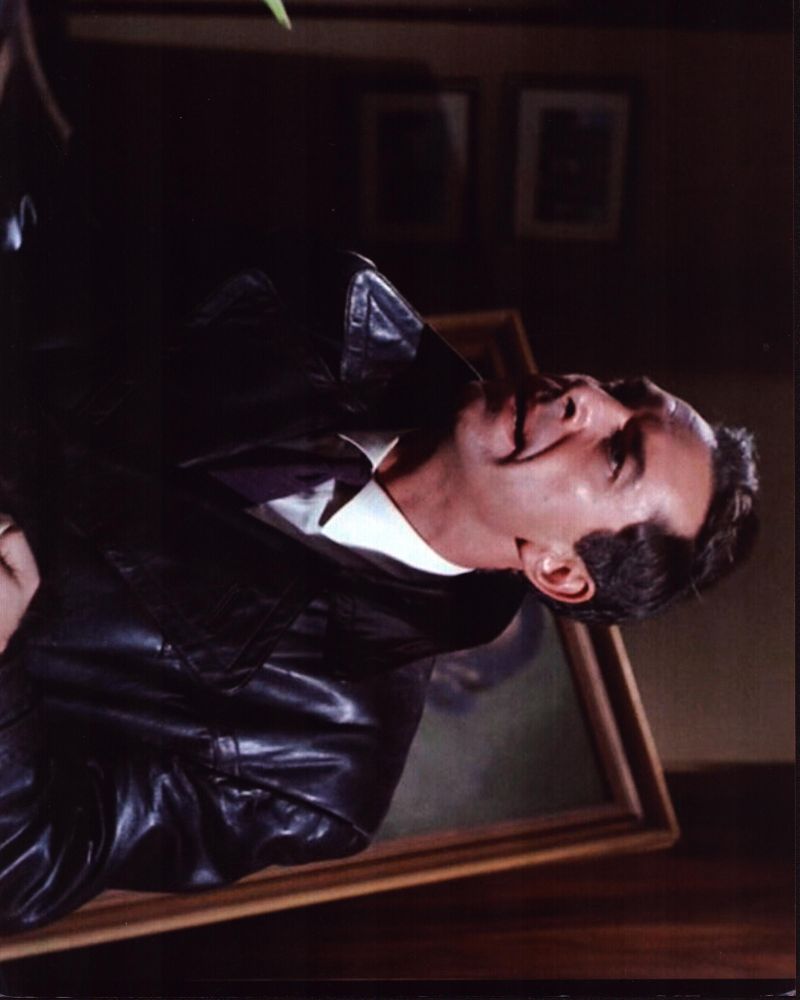 Martin Landau wearing a leather jacket in The Twilight Zone photo print