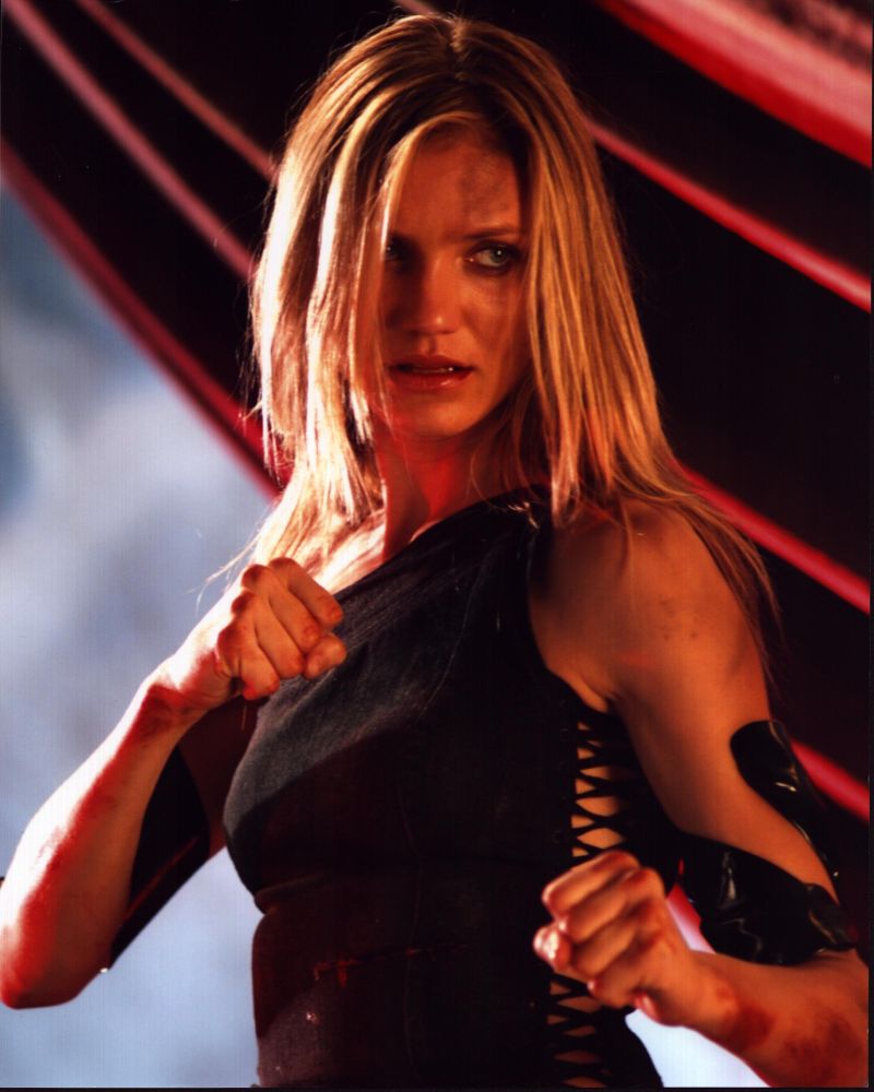 Cameron Diaz fists up in Charlie's Angels: Full Throttle photo print