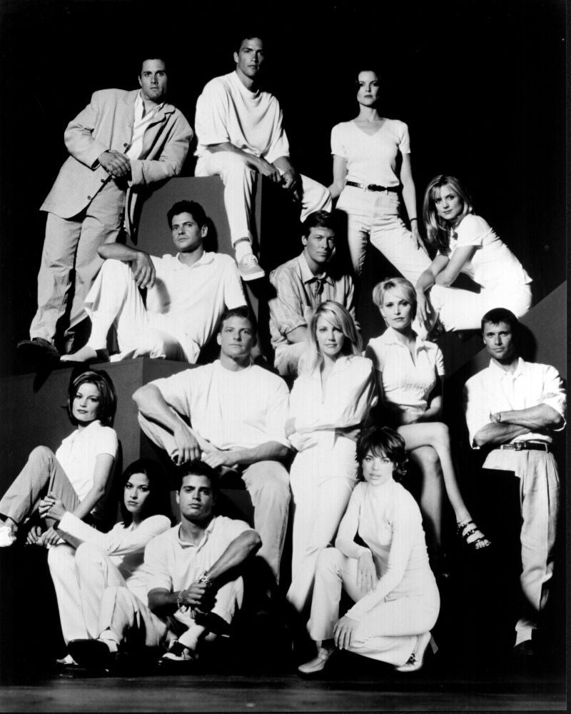 Melrose Place Cast Black and White Photo Print - Item # MVM58910