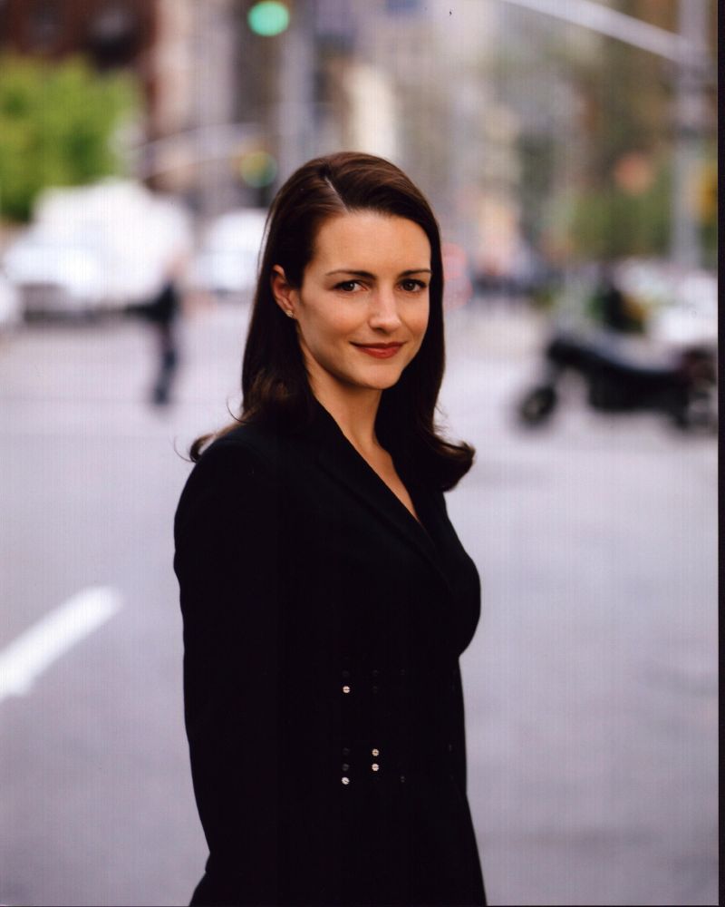 Kristin Davis photo print in black suit