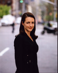 Kristin Davis photo print in black suit