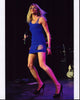 Debbie Gibson Live Performance Photo Print in Ripped Blue Dress