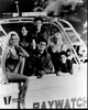 Baywatch Cast On Boat Black And White Photo Print