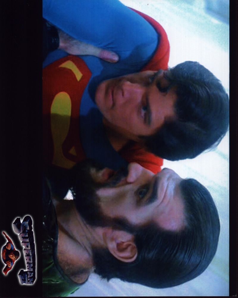 Superman II photo print featuring Christopher Reeve and Jack O'Halloran.