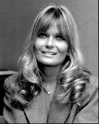 Valerie Perrine black and white headshot photo print