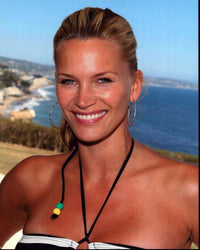 Natasha Henstridge Black and White Bikini Photo Print