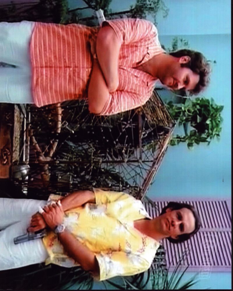 Michael Talbott and John Diehl in Miami Vice photo print