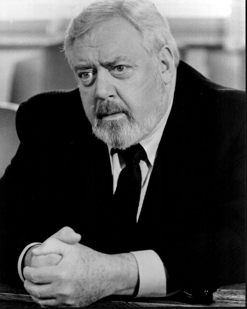 Raymond Burr as Perry Mason in The Case Of The Poisoned Pen Black and White Photo Print