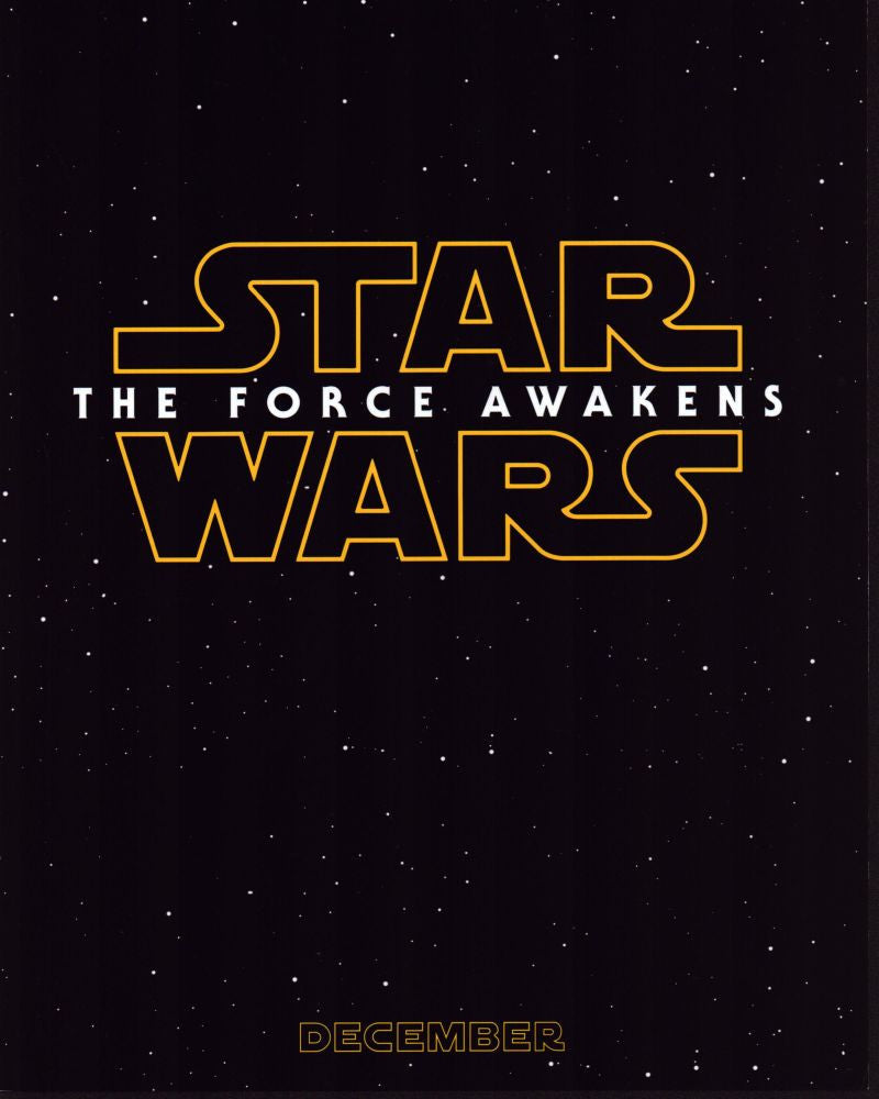 Star Wars: Episode VII - The Force Awakens Promo Poster Photo Print