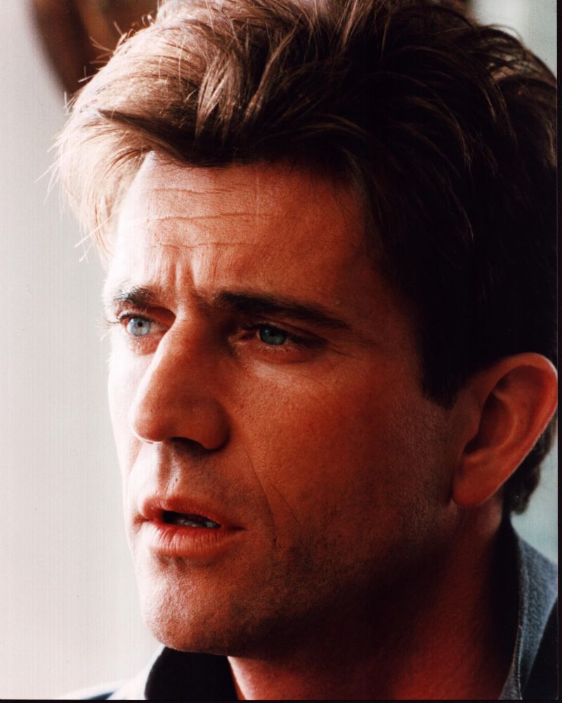 Close up photo print of Mel Gibson in Tequila Sunrise movie.
