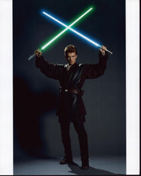 Hayden Christensen Dual Lightsaber Photo Print from Star Wars: Episode II - Attack of the Clones
