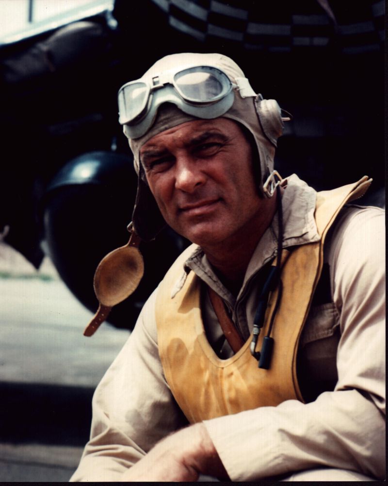 Robert Conrad in Uniform for Black Sheep Squadron Photo Print