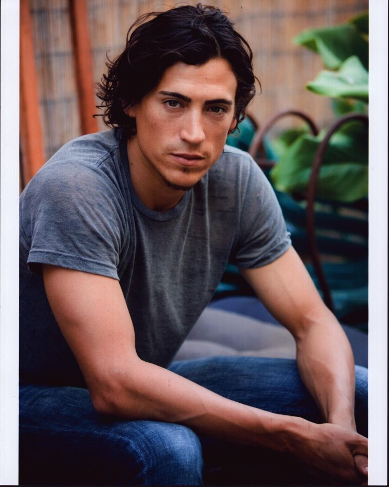 Andrew Keegan headshot photo print in gray shirt