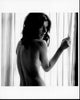 Milla Jovovich Black and White Photo Print - Nude Pose