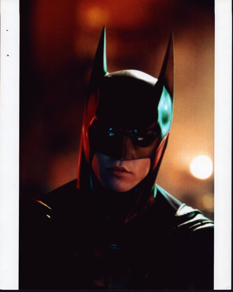 Close-up photo print of Val Kilmer as Batman in Batman Forever