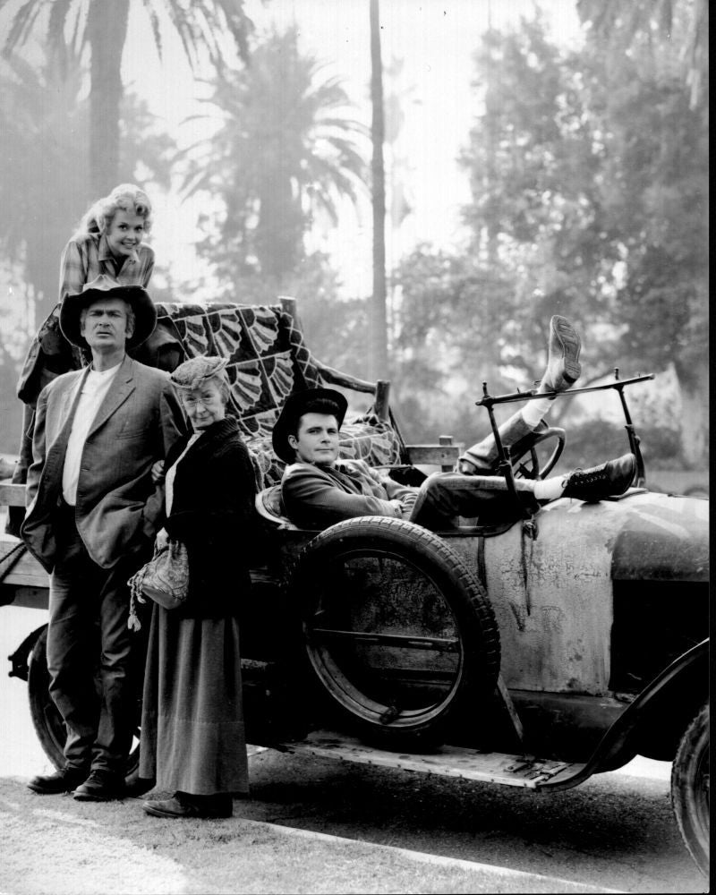 The Beverly Hillbillies Cast Black and White Photo Print