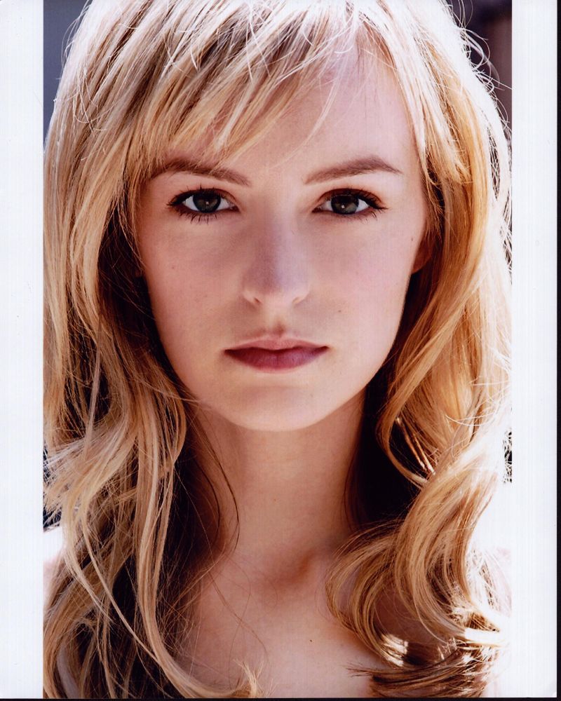 Close up photo print of Ahna O'Reilly showcasing her captivating features.
