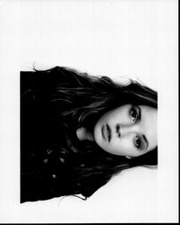Ellie Bamber Black and White Headshot Photo Print