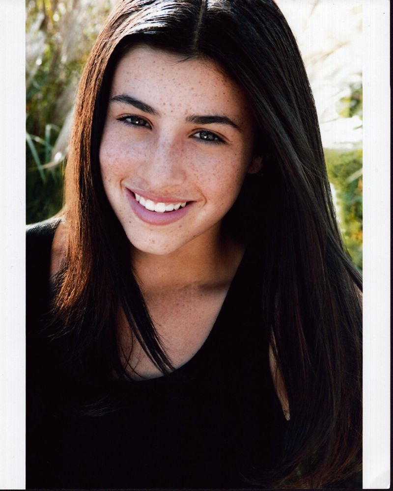 Dana Gaier headshot photo print in black top
