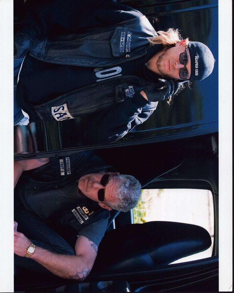 Charlie Hunnam and Ron Perlman Sons of Anarchy Photo Print