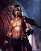 Marc Singer holding a bird from Beastmaster III: The Eye of Braxus photo print