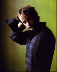Billy Boyd Photo Print in Black Top with Green Background
