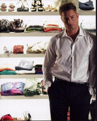 Justin Hartley standing in closet photo print from Mistresses