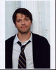 Misha Collins Sweatshirt and Striped Tie Photo Print