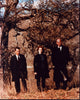 X-Files Black and White Photo Print featuring Robert Patrick, Gillian Anderson, and Mitch Pileggi.